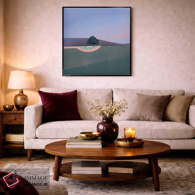 تابلو مینیمال انبار آرام اثر لیتل باور - D4B