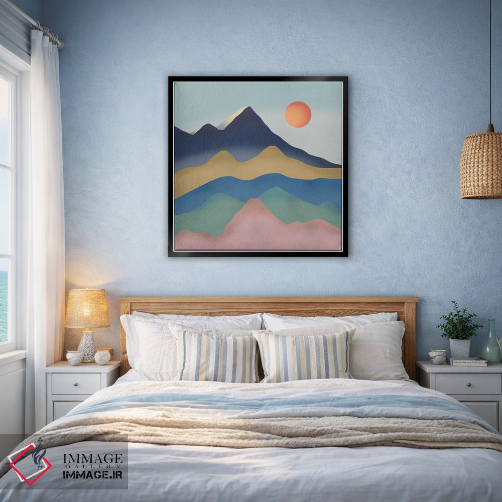 تابلو مینیمال سیاره فانتزی اثر لیتل باور - D3B