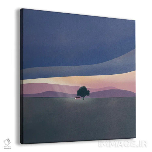 تابلو مینیمال نور از دل تاریکی اثر لیتل باور - نمای پرسپکتیو محصول