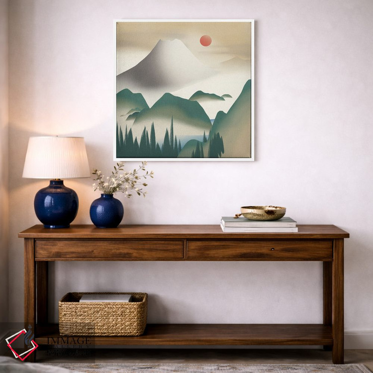 تابلو مینیمال کوه خاکستری اثر لیتل باور - D4W