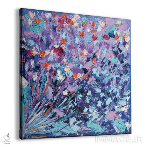 تابلو انتزاعی عشق از سان فرانسیسکو اثر شالیمار لگاسپی - نمای پرسپکتیو محصول