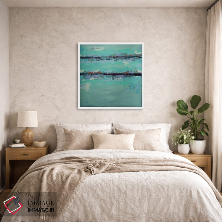 تابلو مینیمال باران ملایم در جزیره مارکو اثر شالیمار لگاسپی - D5W