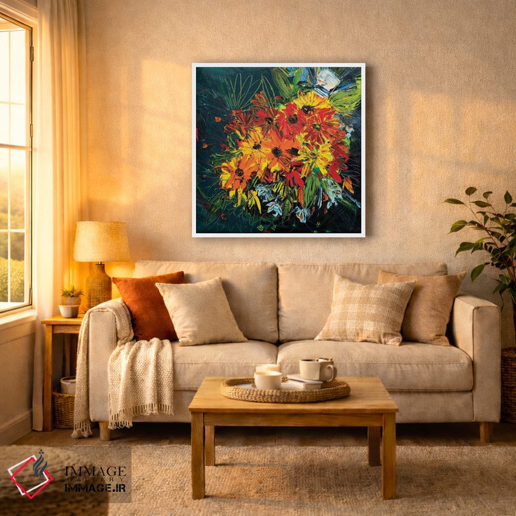 تابلو انتزاعی عروسی امانوئل اثر شالیمار لگاسپی - D4W