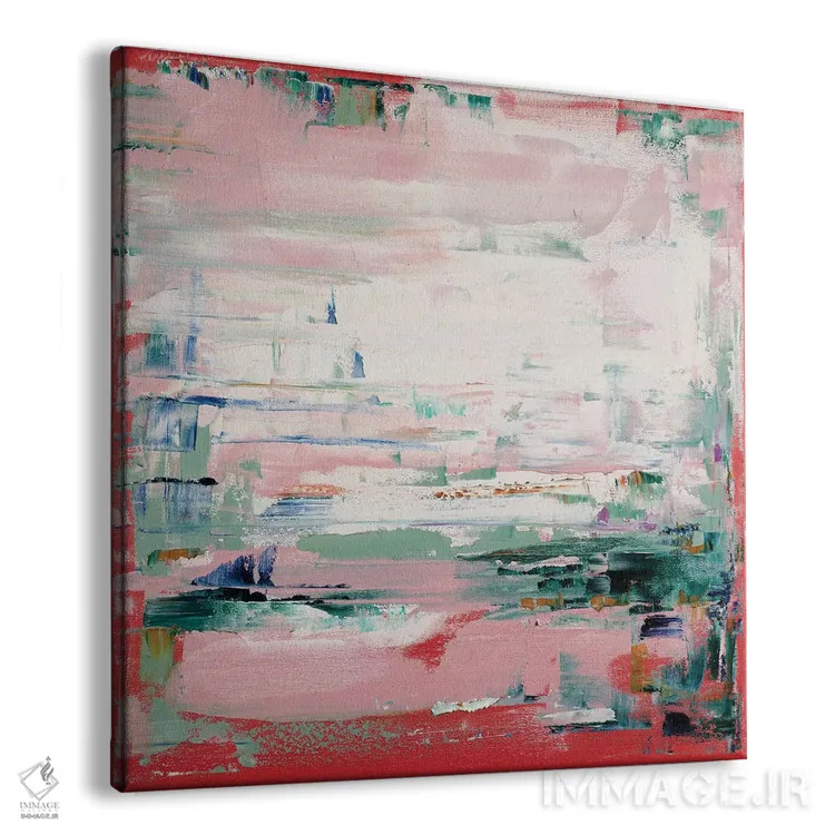 تابلو انتزاعی خیال پردازی در مرجان اثر شالیمار لگاسپی - نمای پرسپکتیو محصول