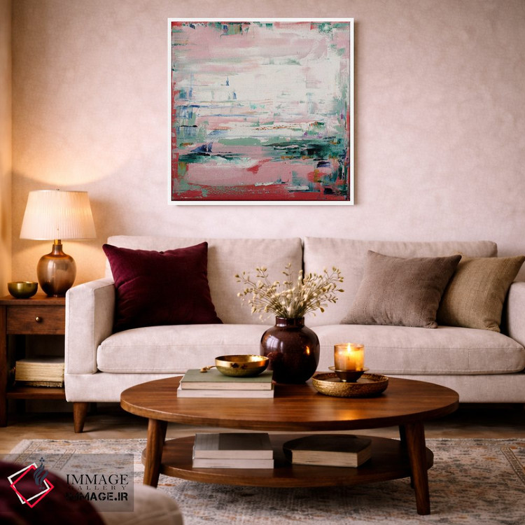 تابلو انتزاعی خیال پردازی در مرجان اثر شالیمار لگاسپی - D2W
