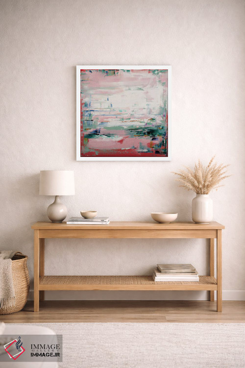تابلو انتزاعی خیال پردازی در مرجان اثر شالیمار لگاسپی - D3W