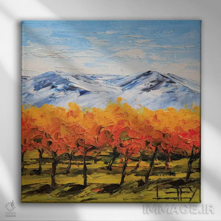 تابلو دکوراتیو ناپا III اثر لیزا الی - نمای روبهرو روی دیوار