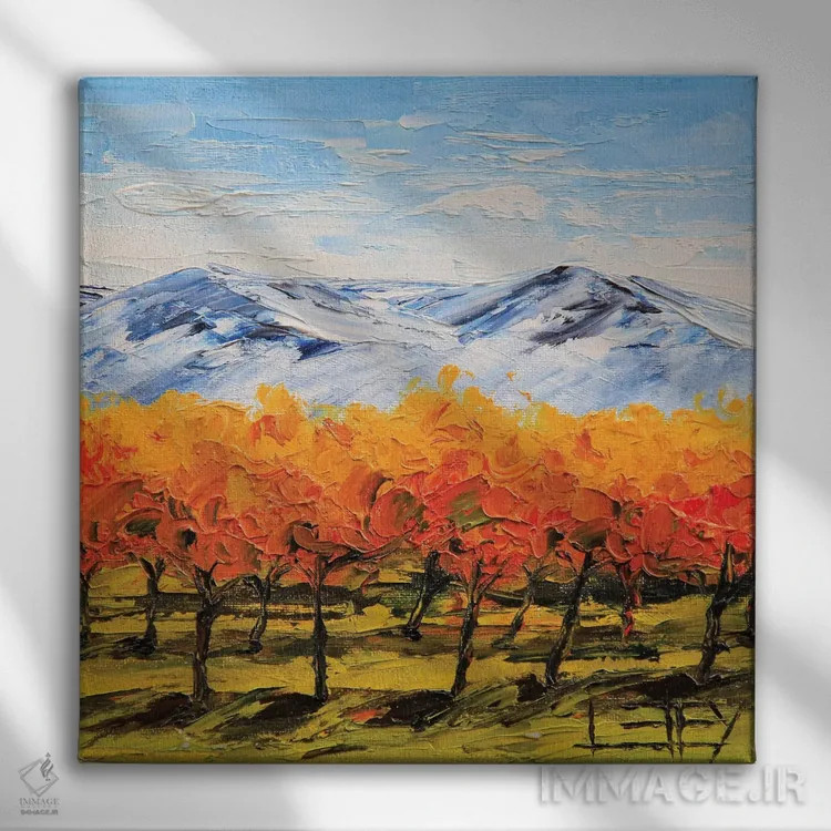 تابلو دکوراتیو ناپا III اثر لیزا الی - نمای روبهرو روی دیوار