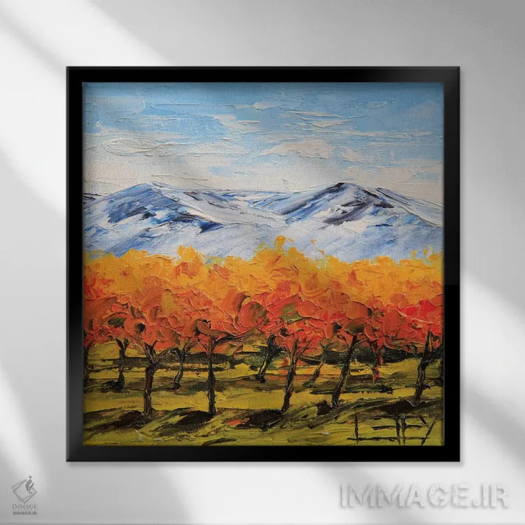 تابلو دکوراتیو ناپا III اثر لیزا الی - نمای قابدار مشکی
