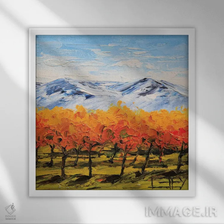 تابلو دکوراتیو ناپا III اثر لیزا الی - نمای قابدار سفید
