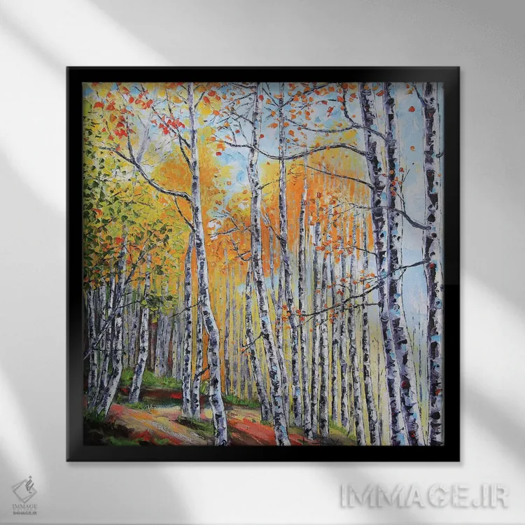 تابلو دکوراتیو غان تاهو II اثر لیزا الی - نمای قابدار مشکی