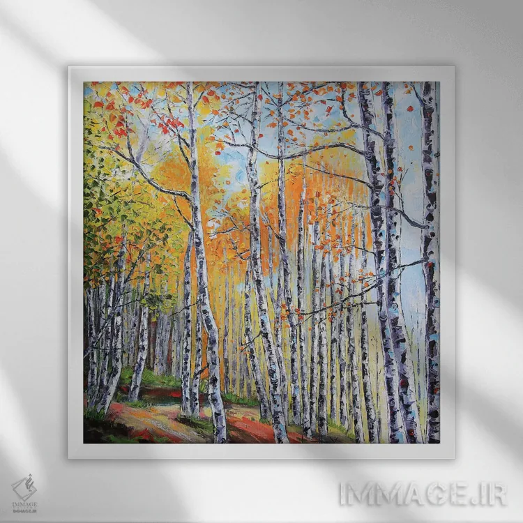 تابلو دکوراتیو غان تاهو II اثر لیزا الی - نمای قابدار سفید