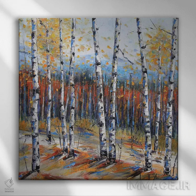 تابلو دکوراتیو غان تاهو I اثر لیزا الی - نمای روبهرو روی دیوار