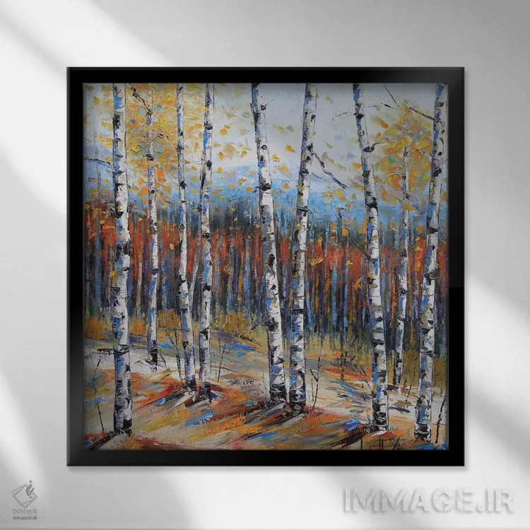 تابلو دکوراتیو غان تاهو I اثر لیزا الی - نمای قابدار مشکی