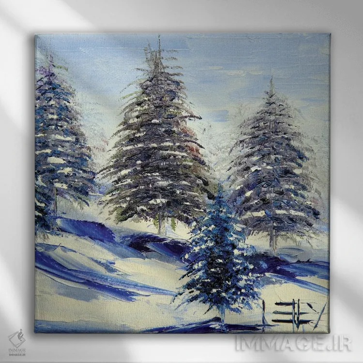 تابلو دکوراتیو تاهو اثر لیزا الی - نمای روبهرو روی دیوار