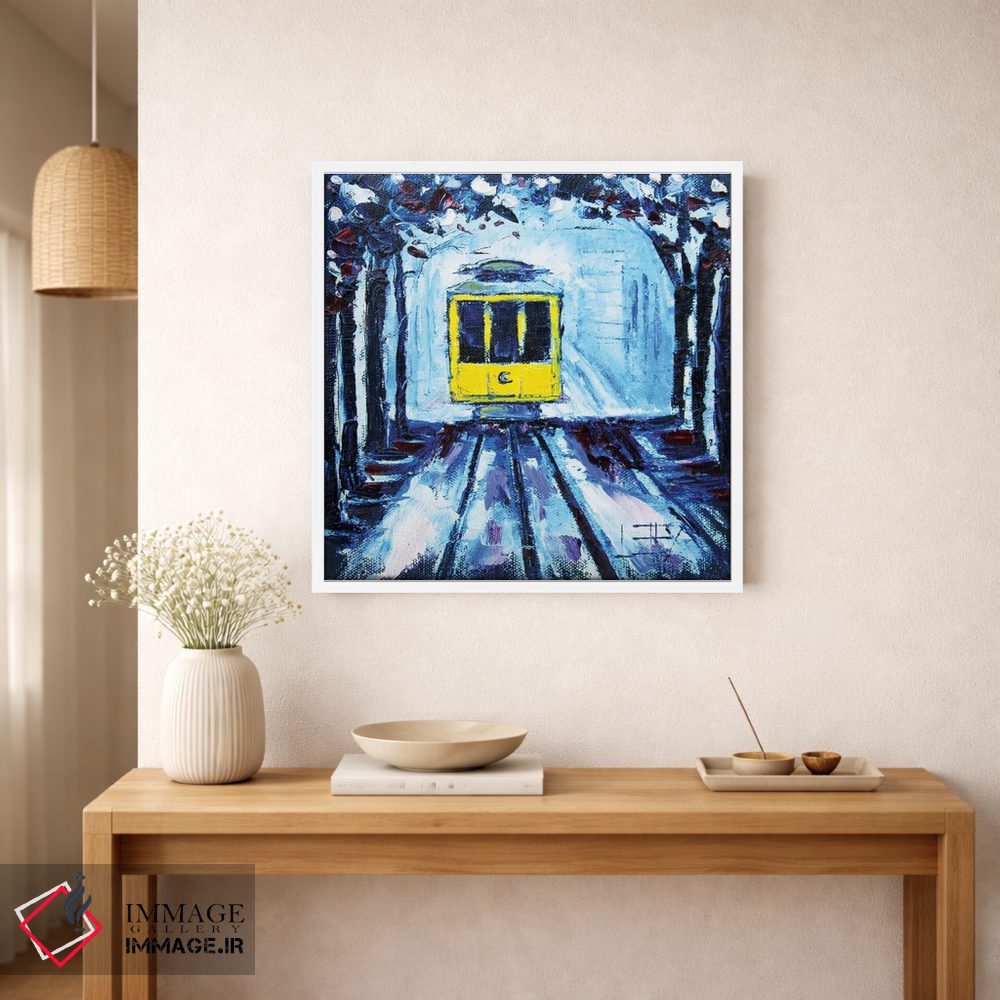 تابلو دکوراتیو گیلاس سان فرانسیسکو اثر لیزا الی - D1W