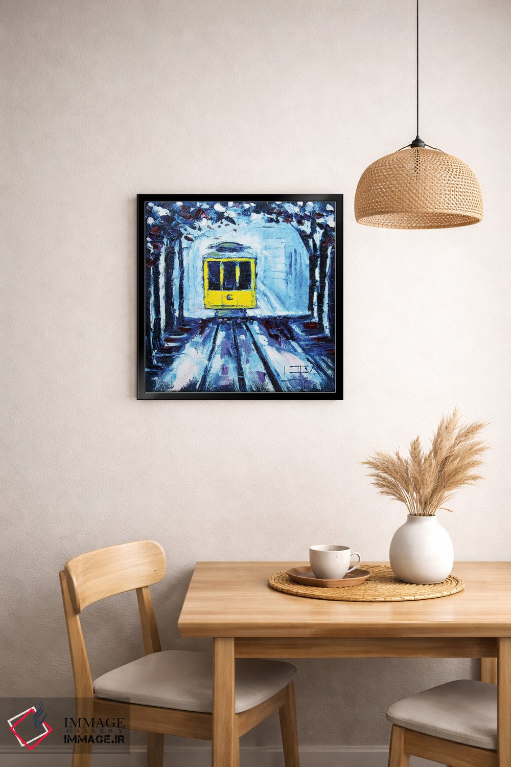 تابلو دکوراتیو گیلاس سان فرانسیسکو اثر لیزا الی - D2B