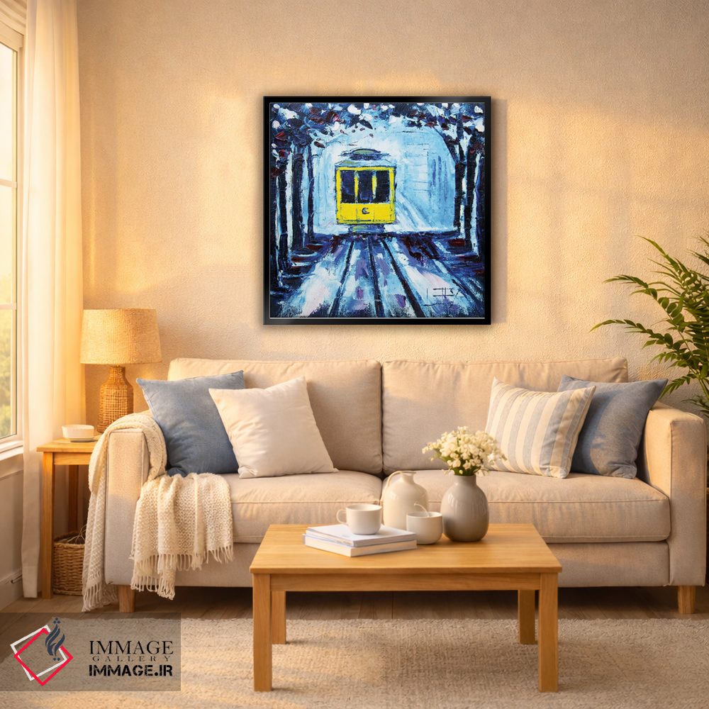 تابلو دکوراتیو گیلاس سان فرانسیسکو اثر لیزا الی - D6B