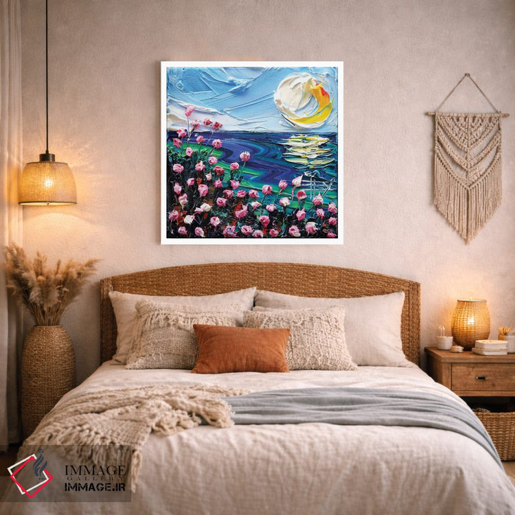 تابلو دکوراتیو زمانی در مانتری اثر لیزا الی - D2W