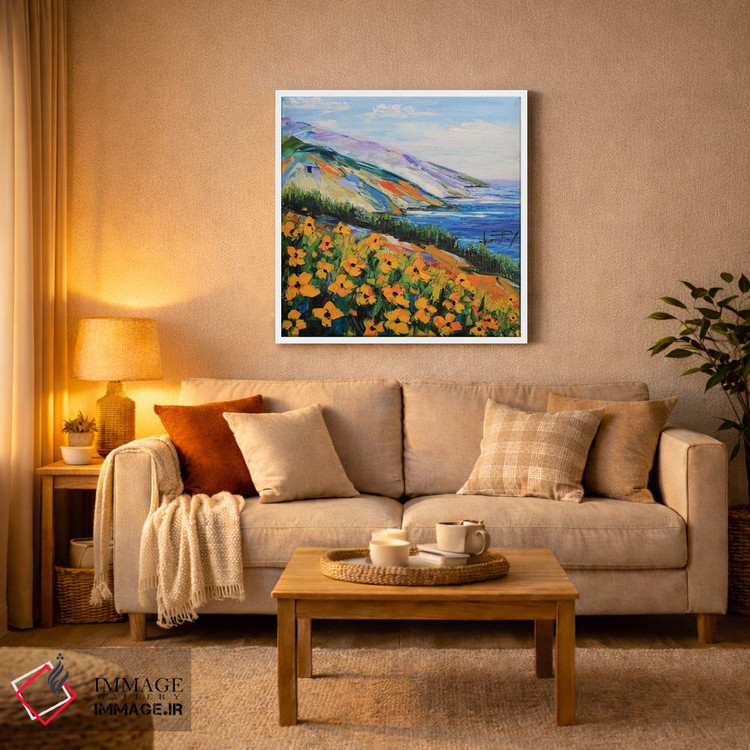 تابلو دکوراتیو به سوی جنوب، بیگ سور اثر لیزا الی - D2W