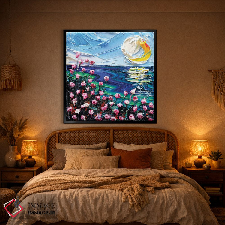 تابلو دکوراتیو زمانی در مانتری اثر لیزا الی - D1B