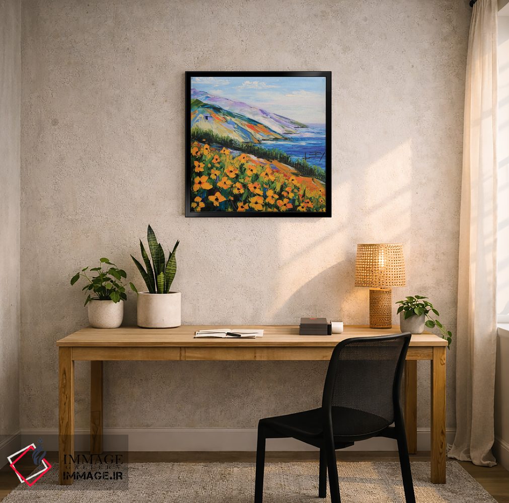 تابلو دکوراتیو به سوی جنوب، بیگ سور اثر لیزا الی - D6B