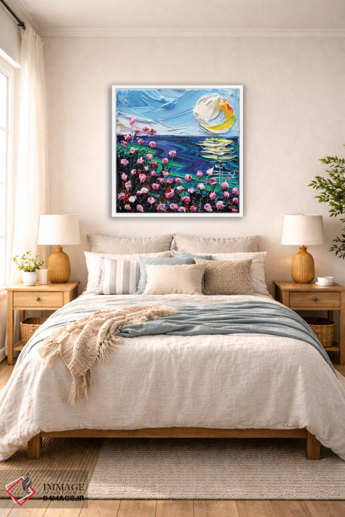 تابلو دکوراتیو زمانی در مانتری اثر لیزا الی - D5W