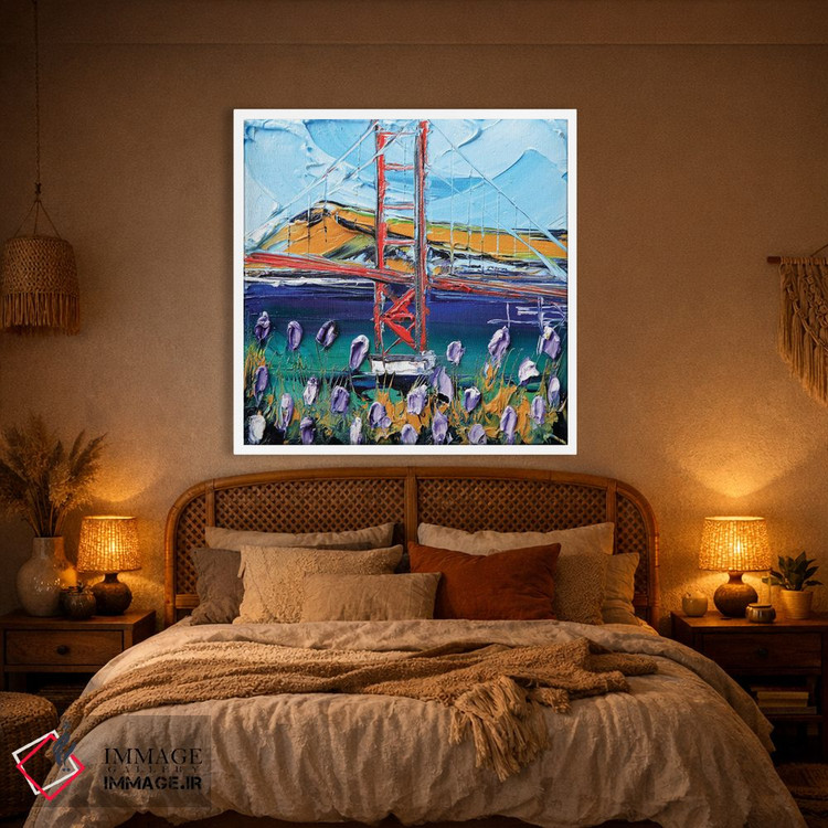 تابلو دکوراتیو به سوی پل گلدن گیت اثر لیزا الی - D1W