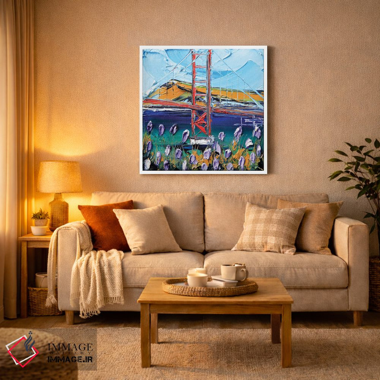 تابلو دکوراتیو به سوی پل گلدن گیت اثر لیزا الی - D2W