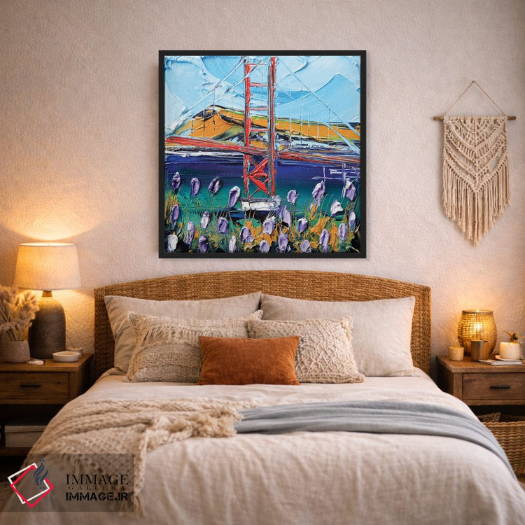 تابلو دکوراتیو به سوی پل گلدن گیت اثر لیزا الی - D3B