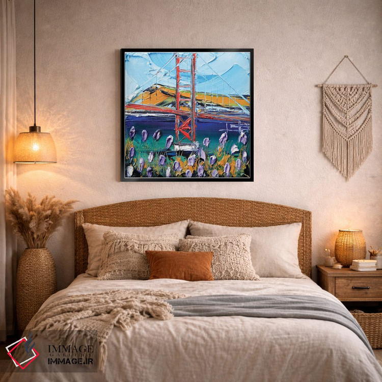 تابلو دکوراتیو به سوی پل گلدن گیت اثر لیزا الی - D4B