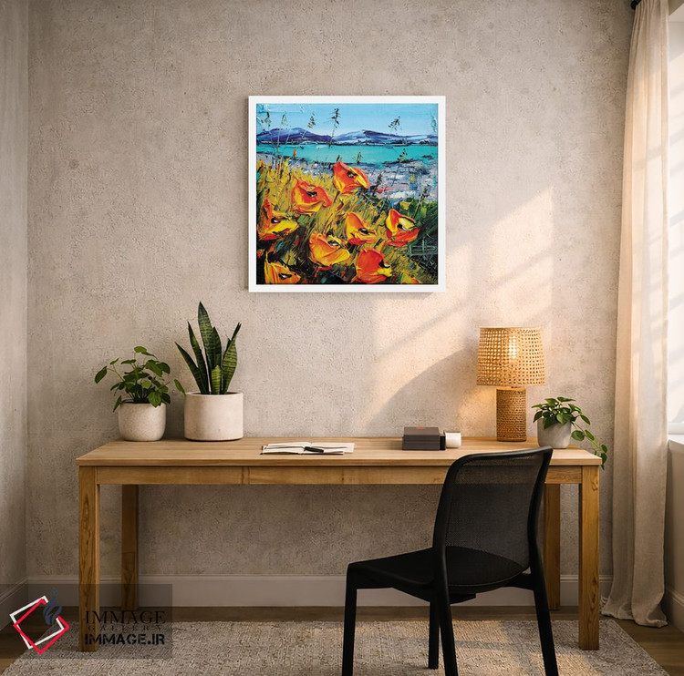 تابلو دکوراتیو منظره ای از سان فرانسیسکو اثر لیزا الی - D4W