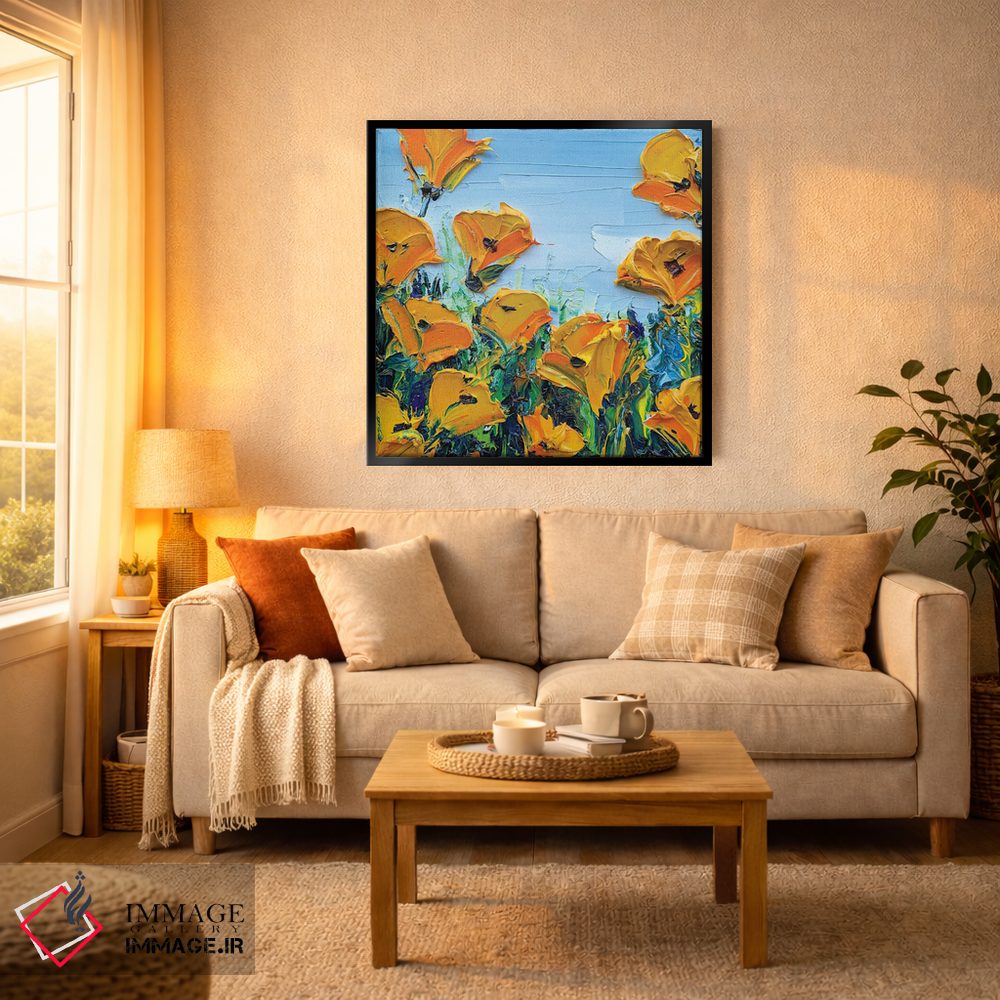 تابلو دکوراتیو شادی ناب اثر لیزا الی - D3B