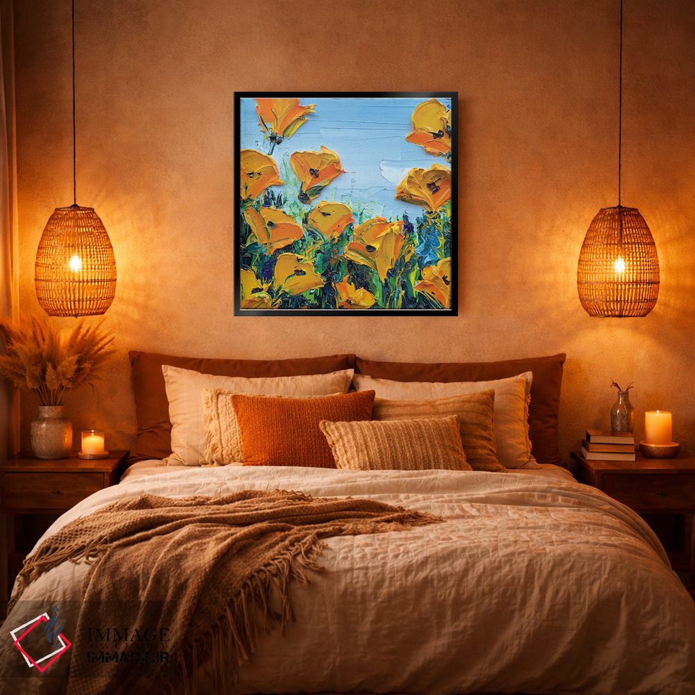 تابلو دکوراتیو شادی ناب اثر لیزا الی - D6B