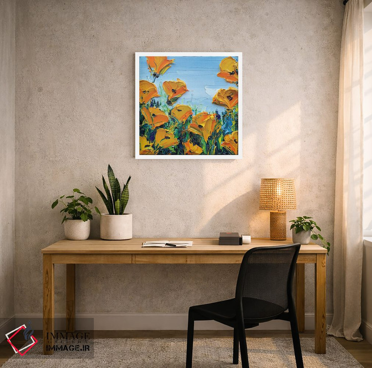 تابلو دکوراتیو شادی ناب اثر لیزا الی - D4W