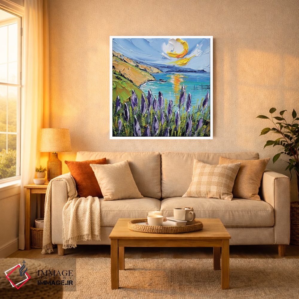 تابلو انتزاعی With Love,از بیگ سور، با عشق اثر لیزا الی - D2W