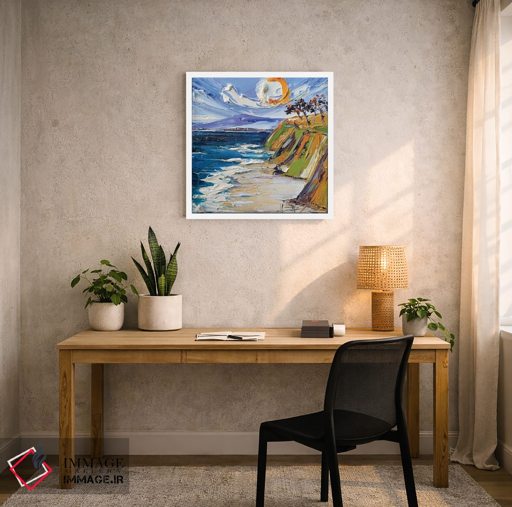 تابلو انتزاعی کاپیتولا اثر لیزا الی - D6W