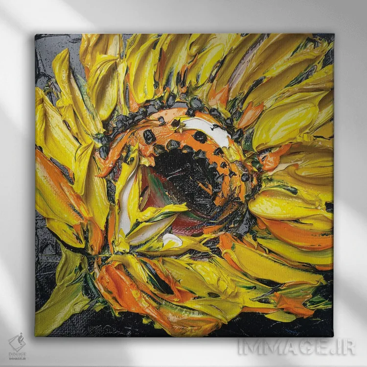 تابلو دکوراتیو شبانه ون گوگ اثر لیزا الی - نمای روبهرو روی دیوار