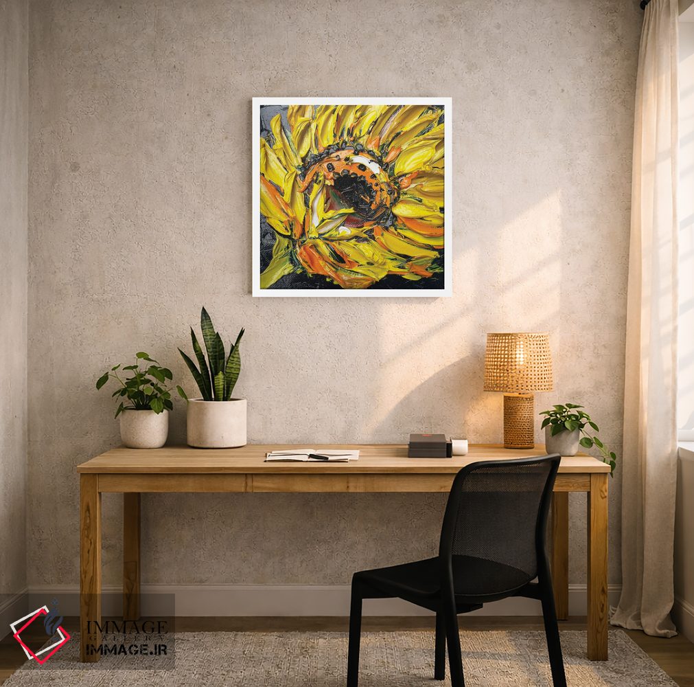 تابلو دکوراتیو شبانه ون گوگ اثر لیزا الی - D5W