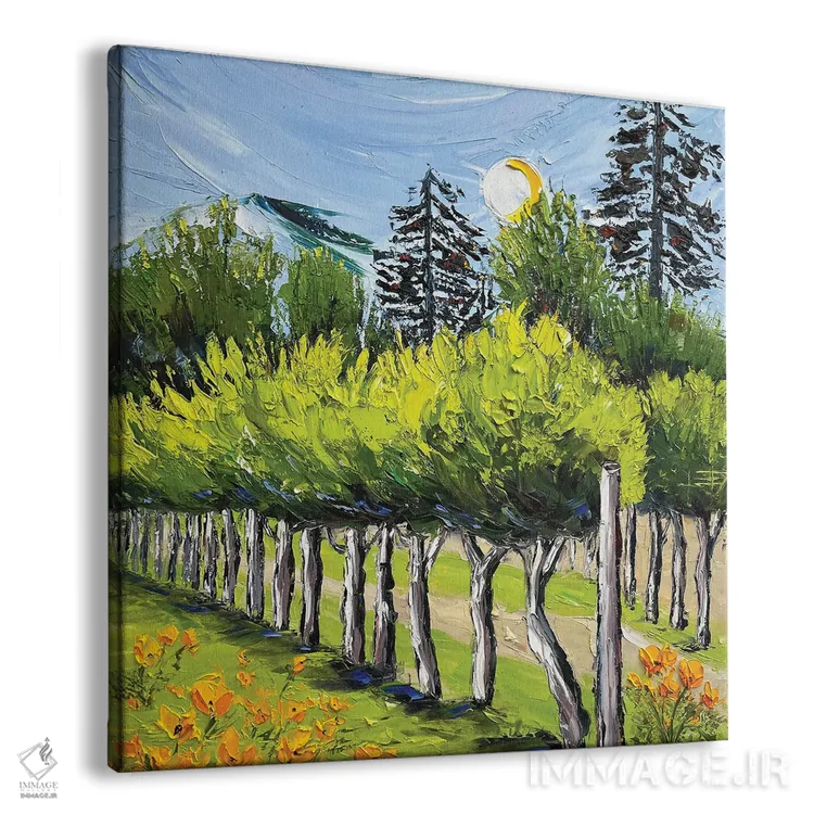 تابلو دکوراتیو افسانه محلی ۲ اثر لیزا الی - نمای پرسپکتیو محصول