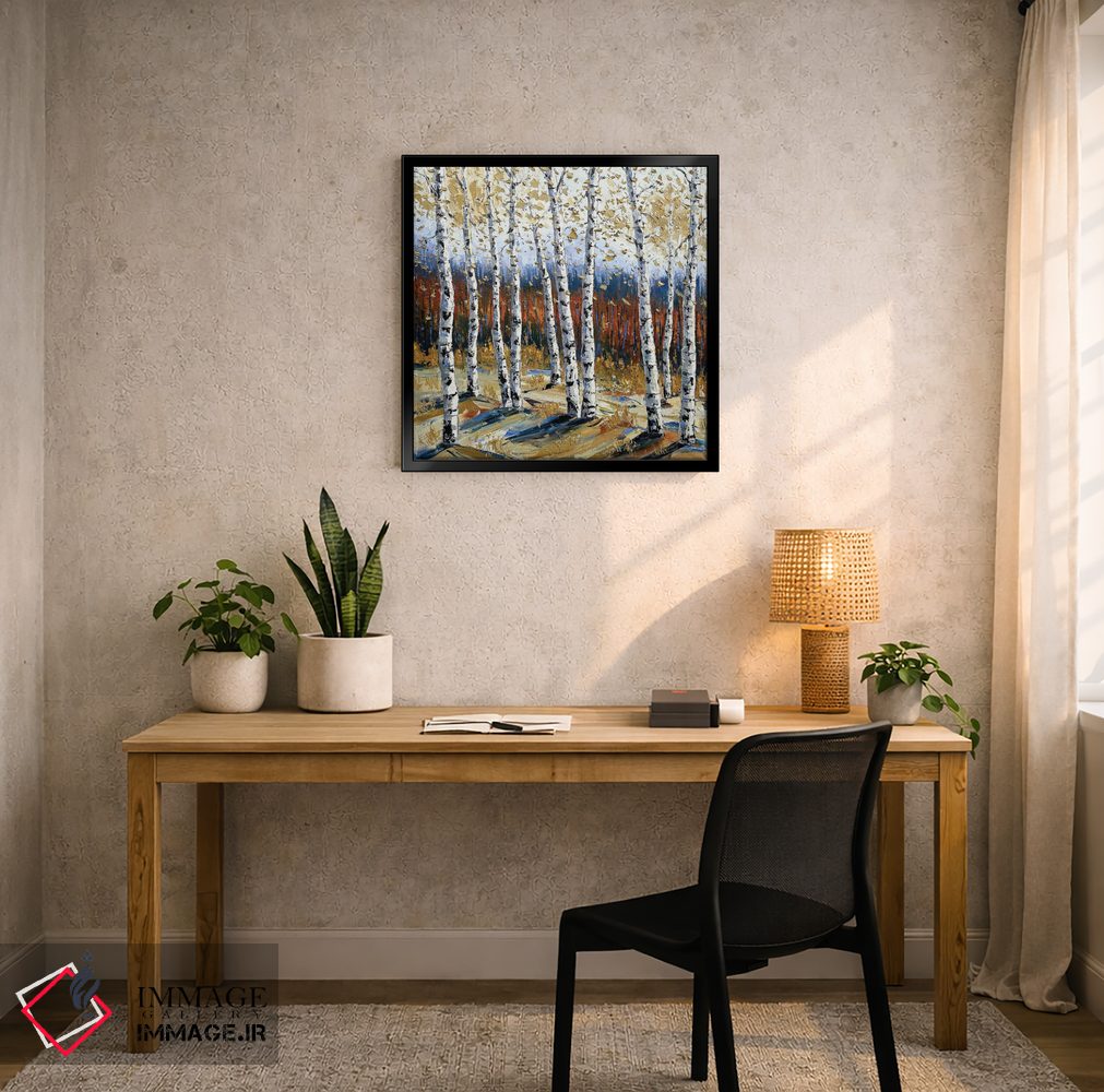 تابلو دکوراتیو میان پرده اثر لیزا الی - D6B