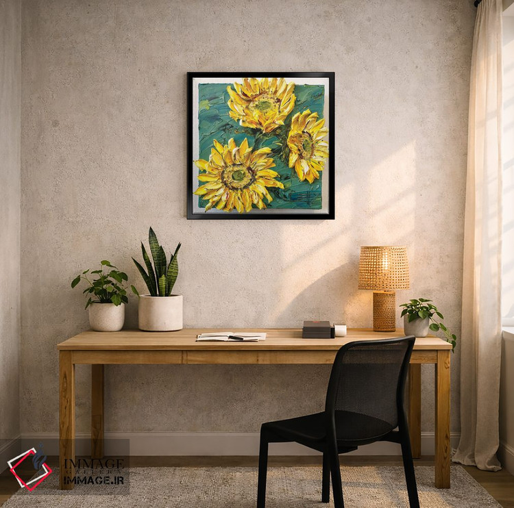 تابلو دکوراتیو سه گانه ون گوگ اثر لیزا الی - D5B
