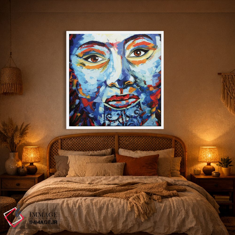 تابلو دکوراتیو دختر مائوری از نیوزیلند اثر لیزا الی - D1W