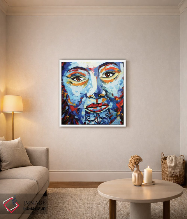 تابلو دکوراتیو دختر مائوری از نیوزیلند اثر لیزا الی - D2W