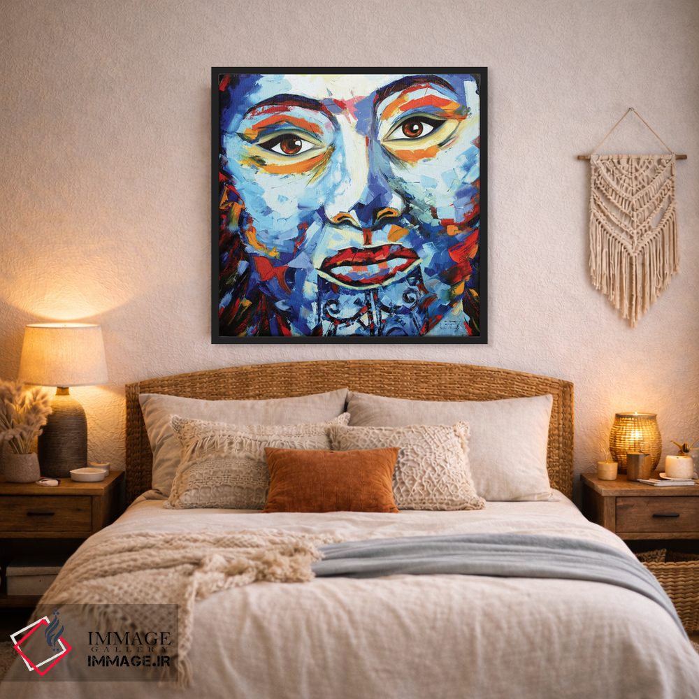 تابلو دکوراتیو دختر مائوری از نیوزیلند اثر لیزا الی - D3B