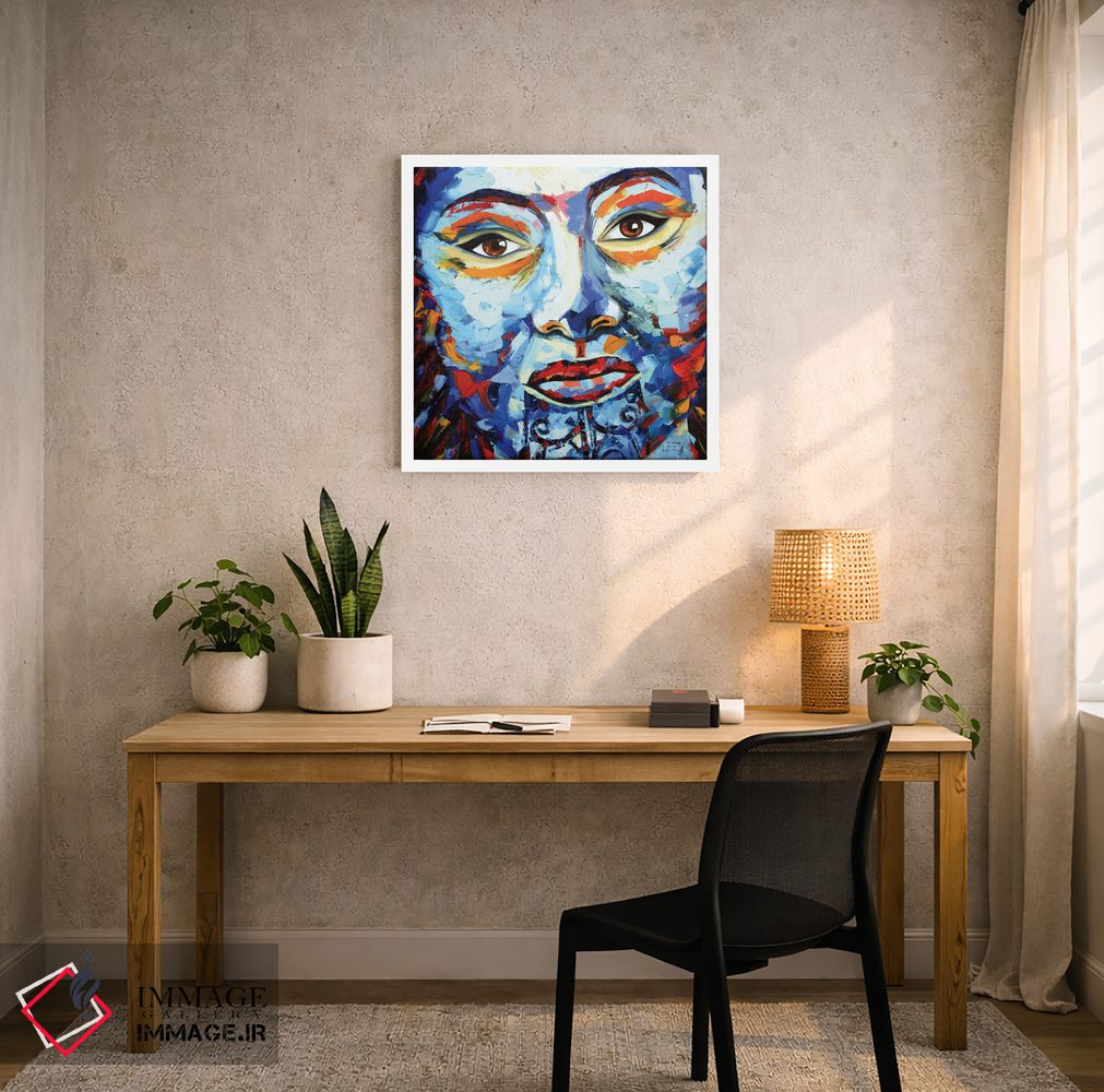 تابلو دکوراتیو دختر مائوری از نیوزیلند اثر لیزا الی - D6W