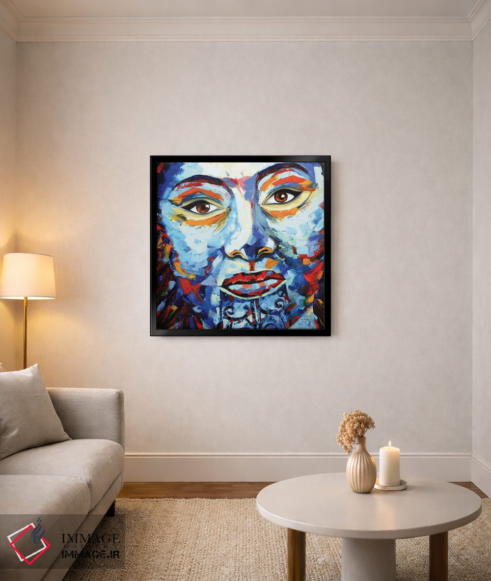 تابلو دکوراتیو دختر مائوری از نیوزیلند اثر لیزا الی - D5B