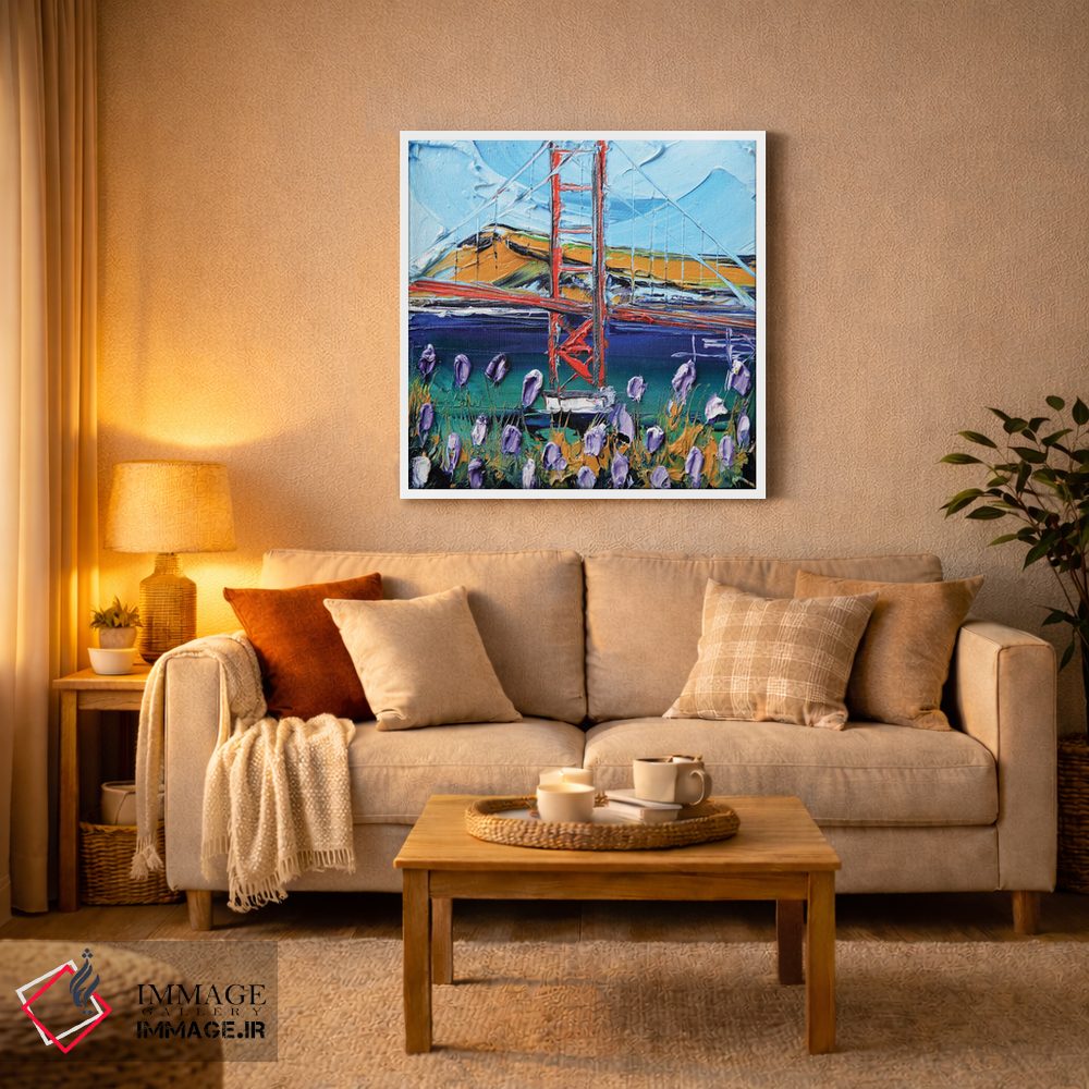 تابلو دکوراتیو به سوی گلدن گیت اثر لیزا الی - D2W