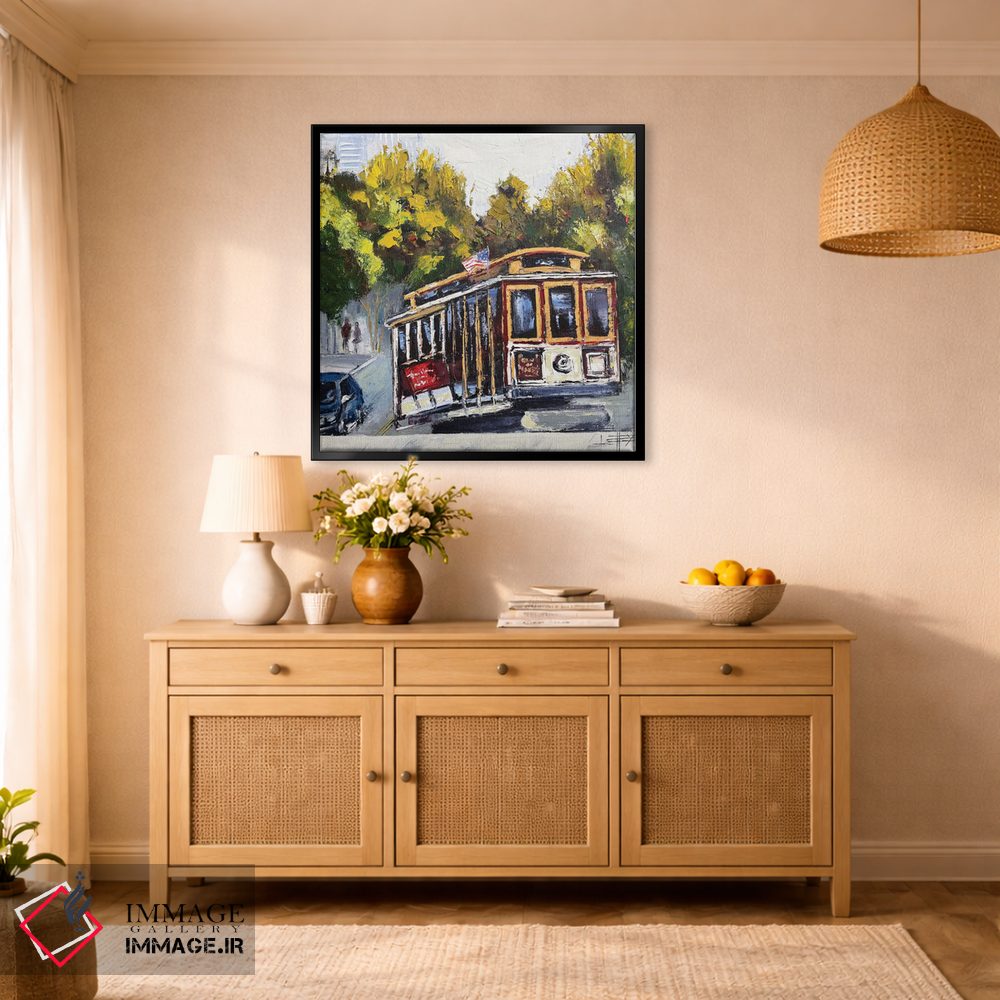 تابلو دکوراتیو یک عصر در سان فرانسیسکو اثر لیزا الی - D1B