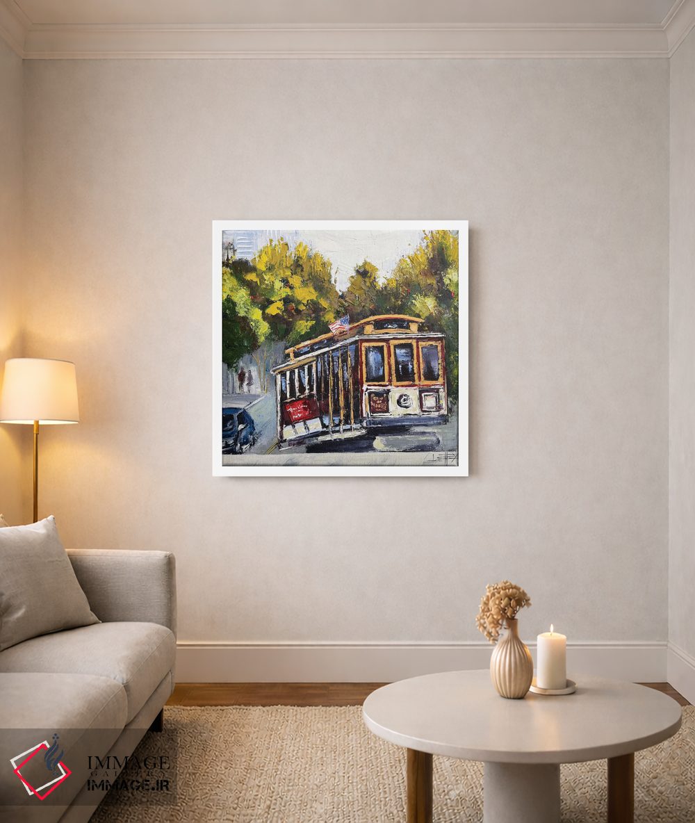 تابلو دکوراتیو یک عصر در سان فرانسیسکو اثر لیزا الی - D3W